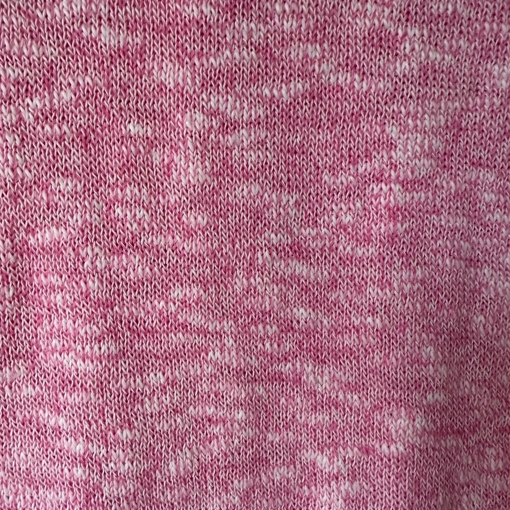 J. Crew Pink and White Knit sweater xl - Picture 3 of 4